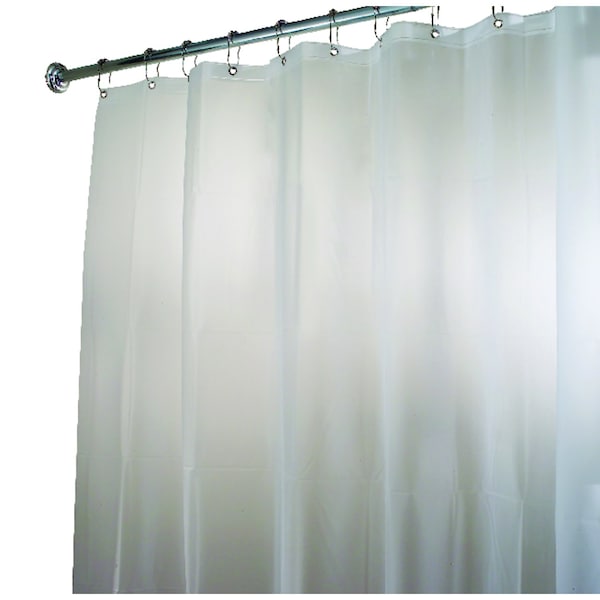 Interdesign iDesign 96 in. H X 72 in. W Frosted Solid Shower Curtain Liner EVA 15262 - main